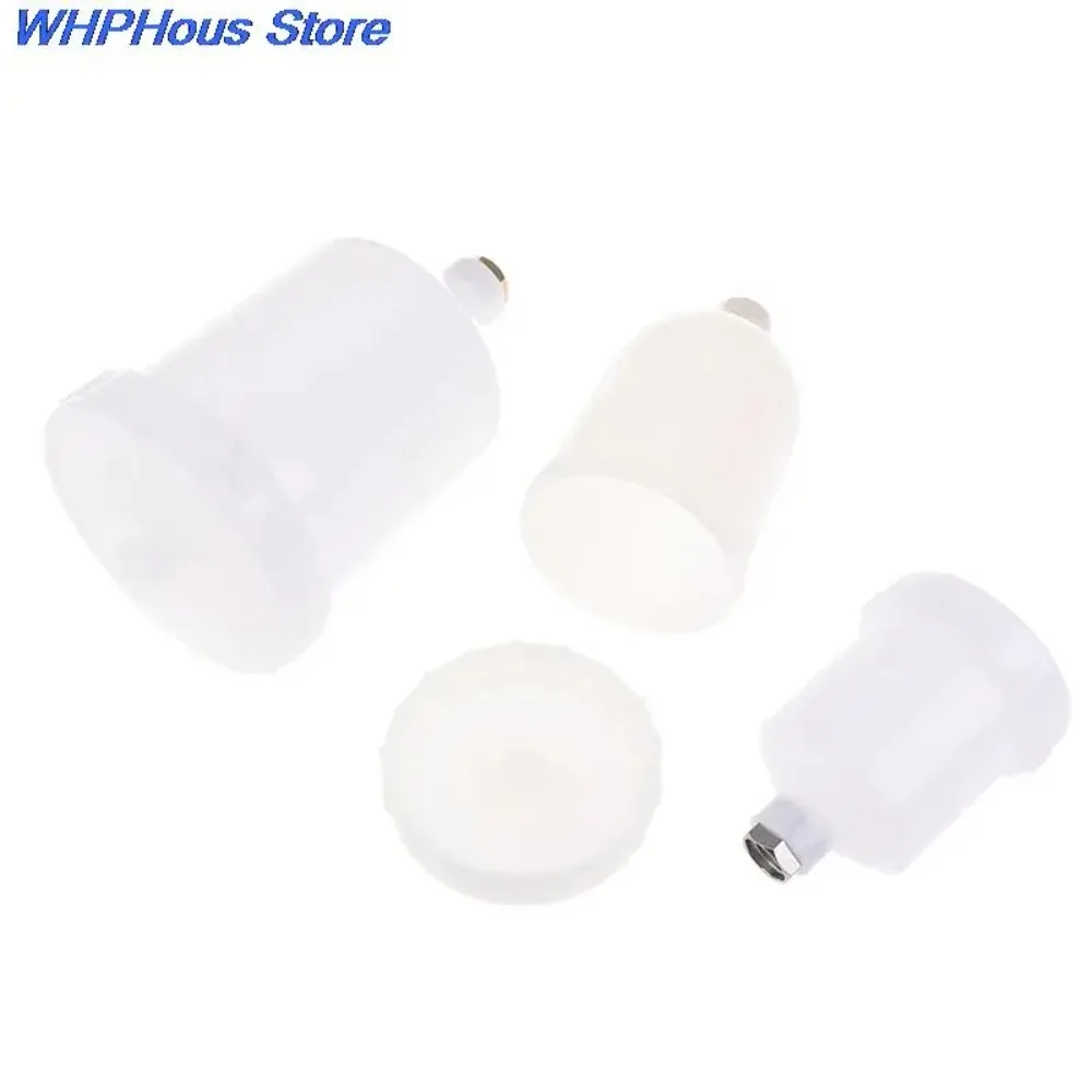 125/250/600 ml Kunststoff Spray Farbe Tasse Sprayer Tasse Luft Schwerkraft Feed Farbe Spray Topf Gewinde Anschluss für Spritzpistole Teile