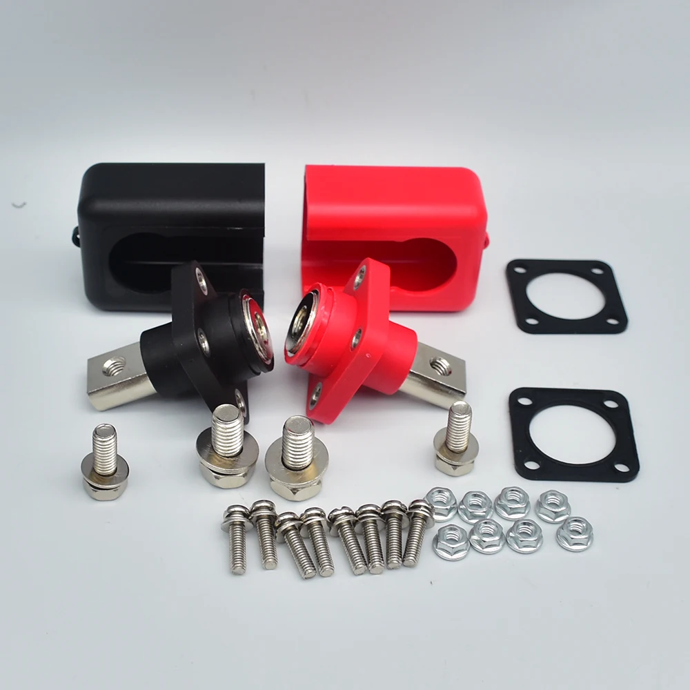 2PCS 200A Vollkupfer Lithium-Batterie Energie Lagerung Terminal Batterie Stecker Batterie Lagerung Terminal Post
