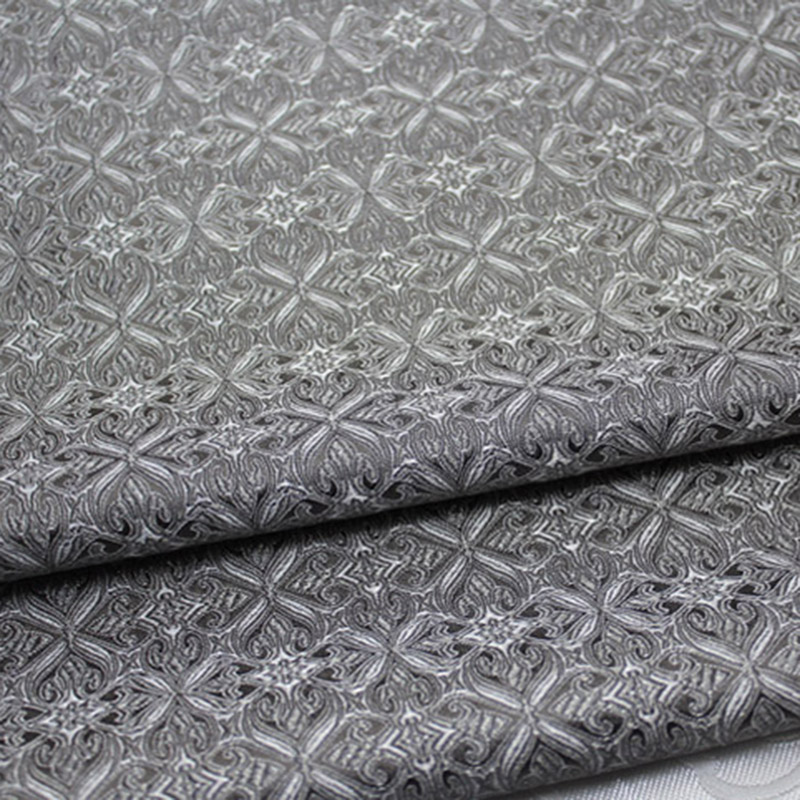 50 ซม.ดอกไม้รูปแบบผ้า Jacquard Damask ผ้ากระโปรงเวทีชุดเสื้อผ้าเสื้อผ้าม่านเย็บ DIY บ้านสิ่งทอตกแต่ง