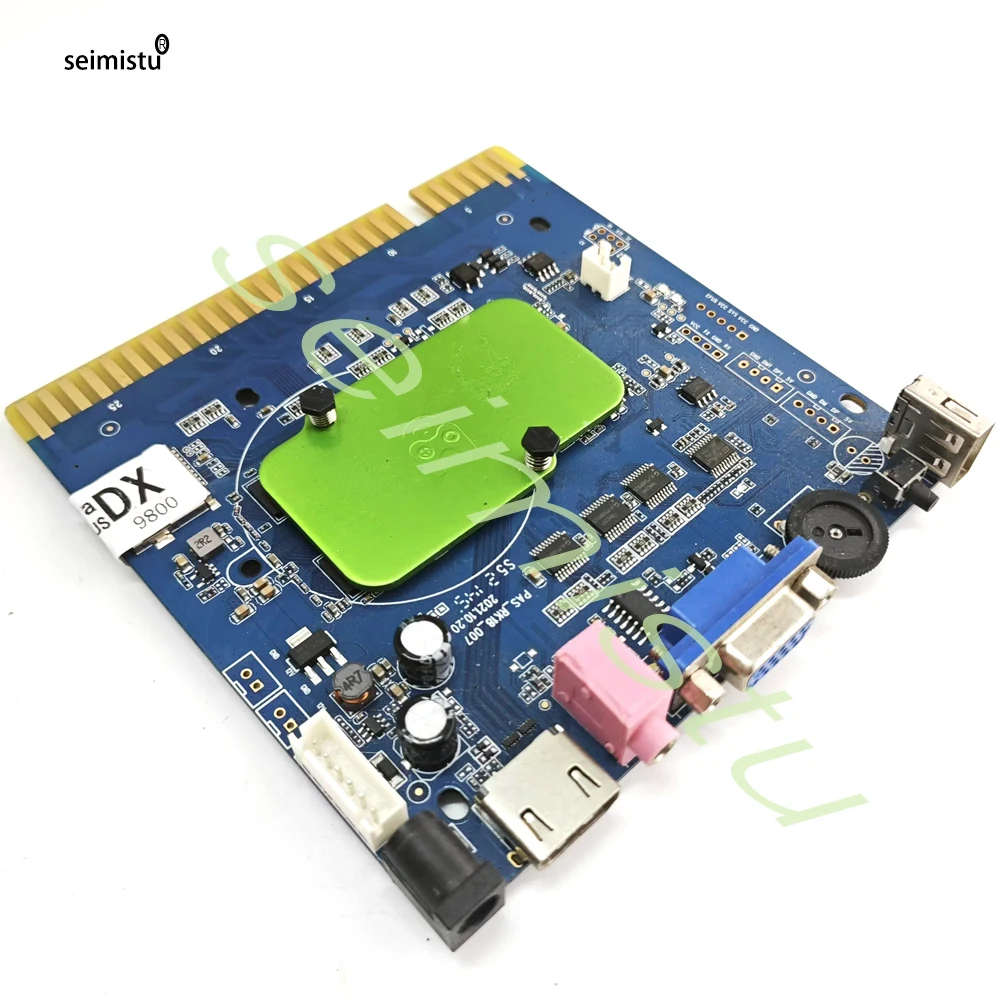 2024 Pandora Saga Box DX 9800 em 1 Versão Arcade Joystick Console de jogos Máquina de gabinete JAMMA Mainboard PCB Multi HDMI VGA CRT