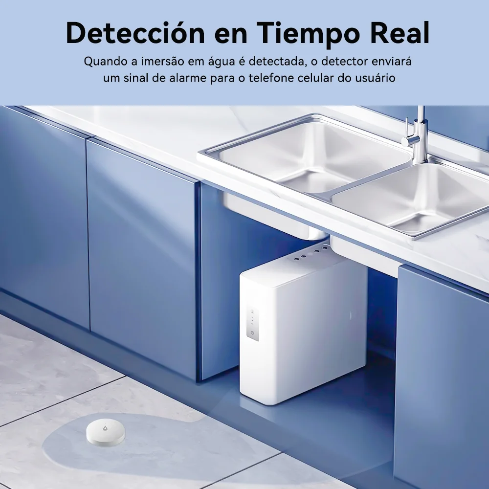 Meian ZigBee Sensor De Vazamento De Água Imersão Sensor De Alarme Tuya De Segurança Wifi Detector De Vazamento De Água Alerta À Prova D 'Água Smart Home