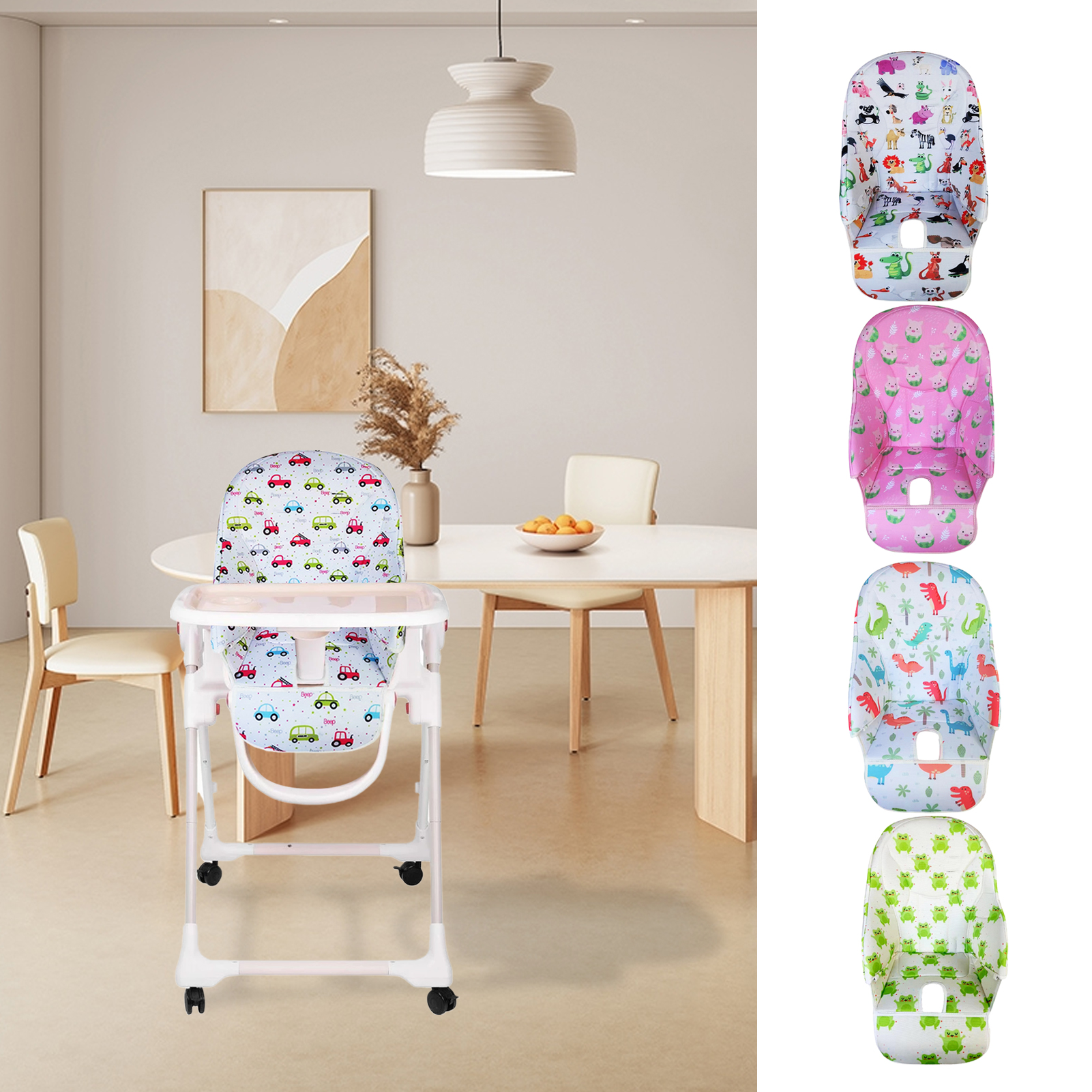 เก้าอี้รับประทานอาหารเด็กที่นั่งเบาะสําหรับ Peg Perego สําหรับ Siesta Zero3 สําหรับ Baoneo สําหรับ Kosmic Jané Oxford ผ้าเด็กเก้าอี้รับประทานอาหาร