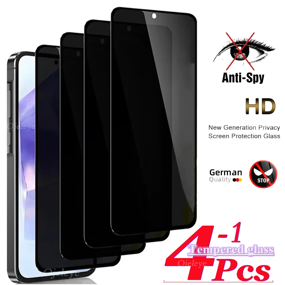 Privacy Protezione Dello Schermo Per Samsung A06 A15 5G A16 A14 A13 A12 A05 A05S A04 A71 A72 A73 A70 A10 A10S Anti-Spy Pellicola di Vetro Temperato
