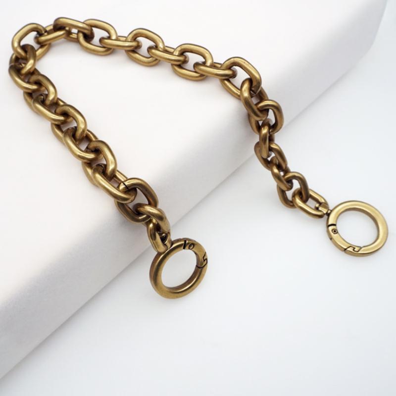 Big Size Shoulder Bag O Chain Luxury Chain Women Messenger Bag Strap Replacement Bags Strap Aliminium Antique Color High Quality