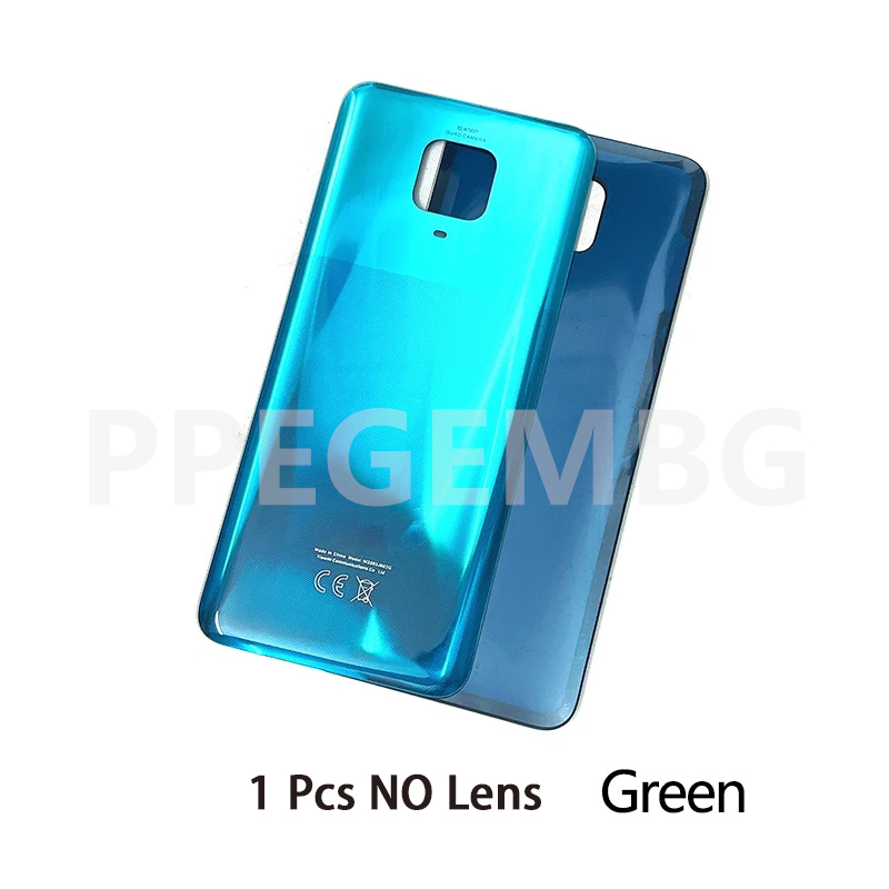 Hinweis 9S Glas Für Redmi Hinweis 9 Pro Max S Hinweis 9Pro Batterie Zurück Abdeckung Hintere Tür Deckel Panel Shell gehäuse Fall Kamera Objektiv