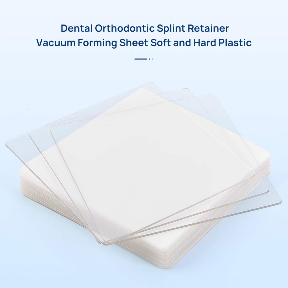 AZDENT-retenedor de férula de ortodoncia Dental, hoja formadora al vacío, plástico suave/duro, Material de termoformado de odontología de 1,0/1,5/2,0mm