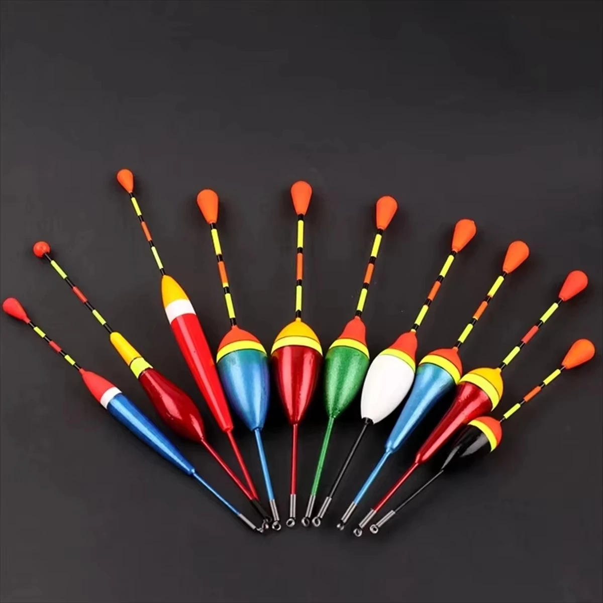 10 Pz/lotto Promozione Galleggianti Da Pesca Set Formato Della Miscela di Colore Schiuma Galleggiante Boa Bobber per Accessori Da Pesca Attrezzatura Da Pesca attrezzatura da pesca