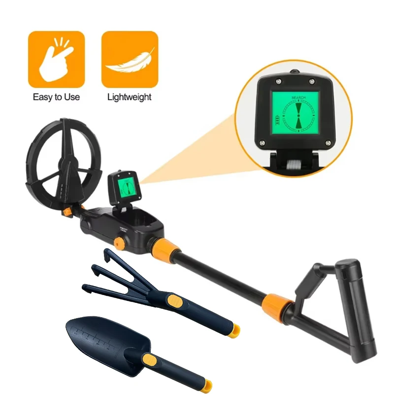 MD1008A Children's metal detector, accompanying growth.Ergonomic handle for small palm, battery powered (not included)