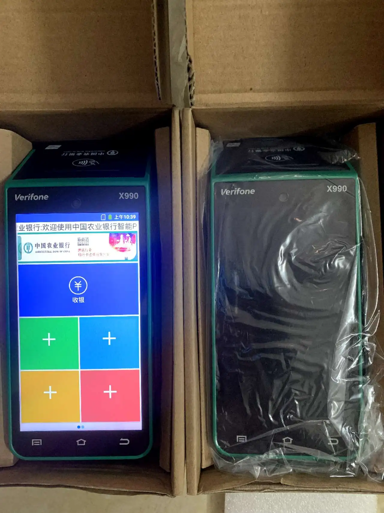 Б/у Verifone X990 Pos Android с китайским приложением без технической поддержки