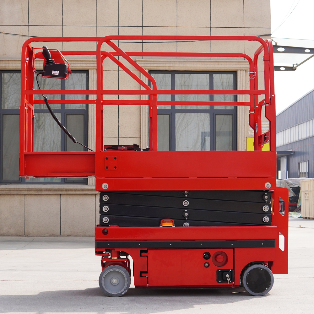 ขายร้อนไฮดรอลิกแบบพกพา Lift Platform Mini Scissor Lift โต๊ะทํางานสําหรับงานทางอากาศ