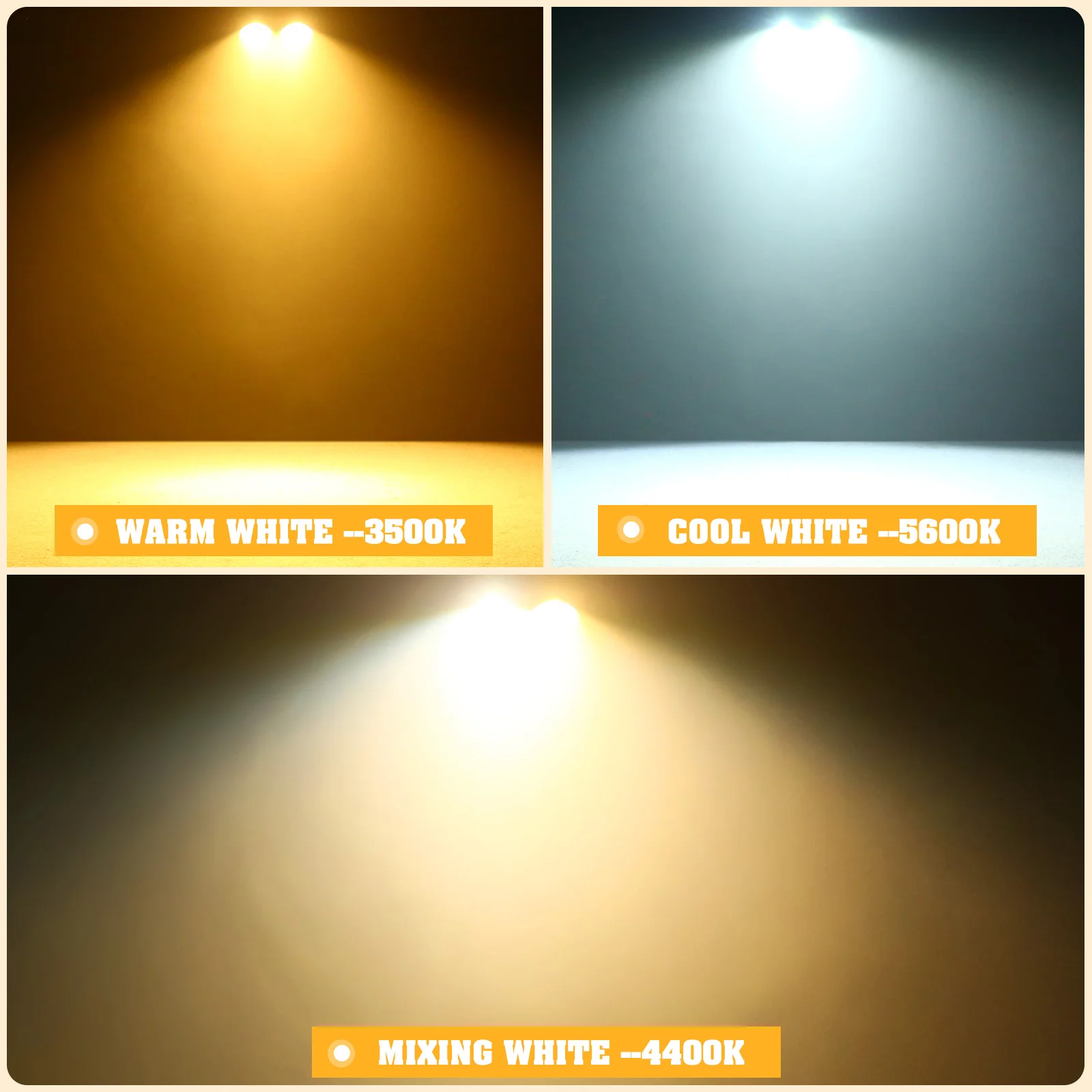 U'King 4 pièces 200W COB Par lumière 2x100W Blinder éclairage 2 yeux LED 2IN1 COB blanc chaud froid éclairage fête Bar DMX éclairage de scène