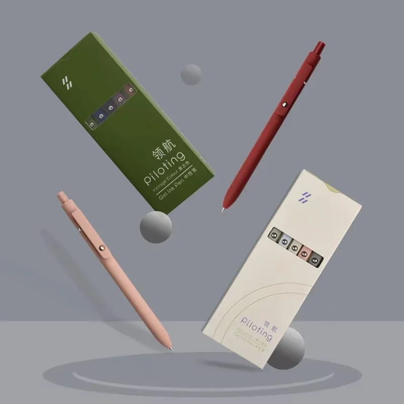 Nieuwe Piloting Morandi Kleur Gel Pennen Soft Touch Sneldrogend Glad 0.5mm Gel Inkt Pen Voor School Schrijven Briefpapier levert