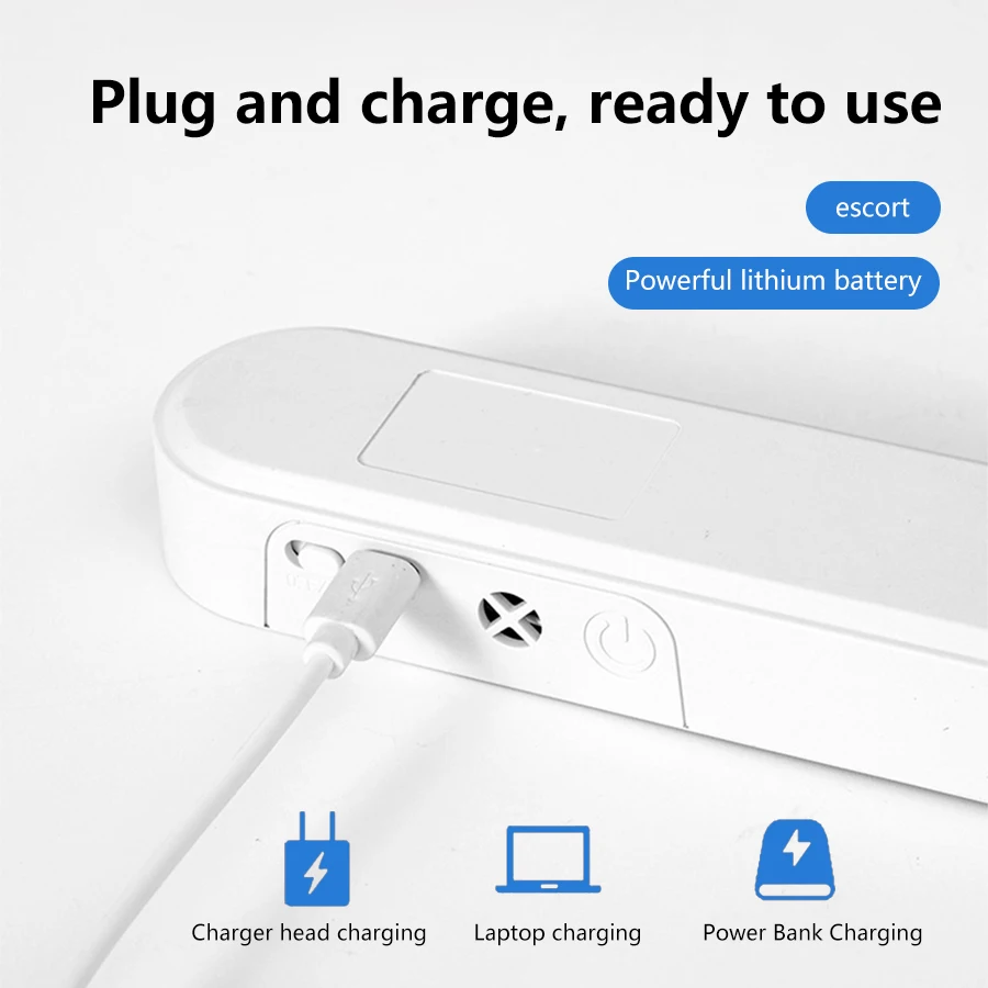 โคมไฟตั้งโต๊ะแบบแม่เหล็ก โคมไฟแขวน ปรับความสว่างได้ ไฟกลางคืน ชาร์จผ่าน USB ไฟอ่านหนังสือ LED สำหรับการเรียน