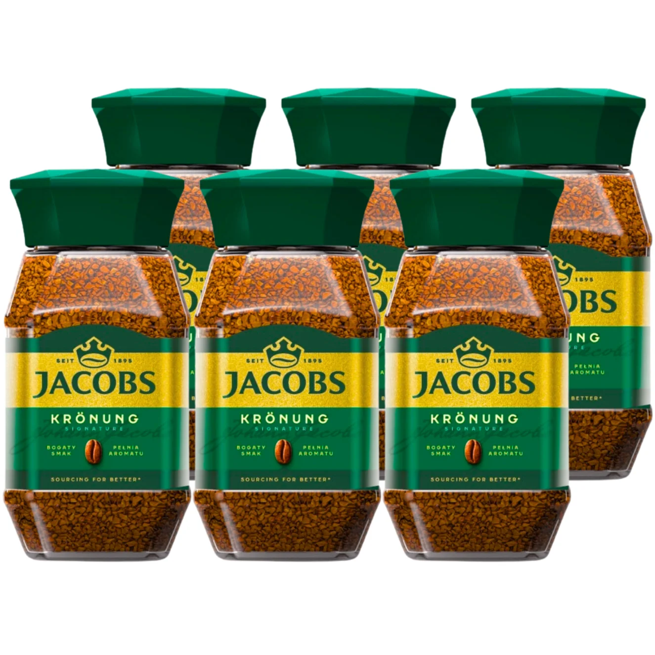 Jacobs Krönung Kawa rozpuszczalna 200 g x 6 sztuk