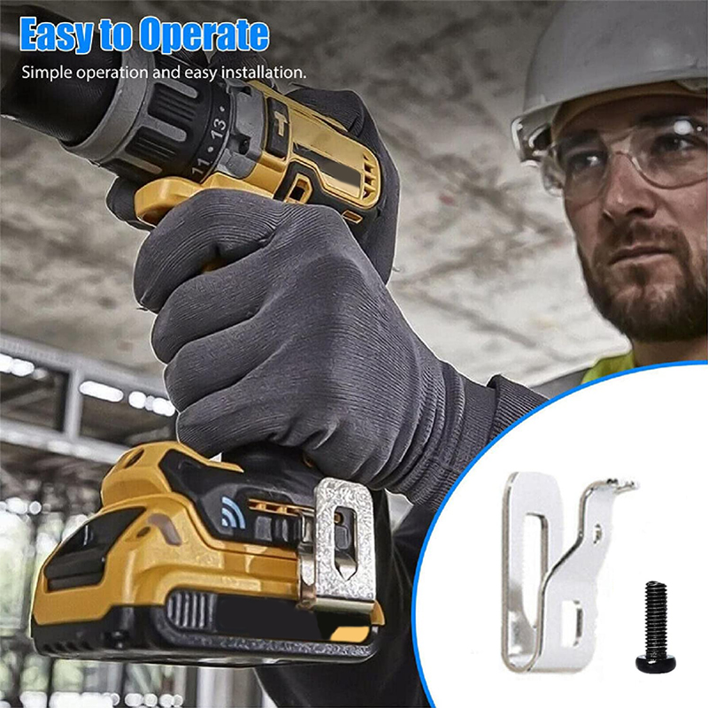 ตะขอคลิปหนีบเข็มขัดสําหรับตัวขับสว่าน Dewalt 20V N 268241   เอ็น 169778   DCD980 เอ็น 086039   DCD985 สว่านไฟฟ้าเข็มขัดตะขออุปกรณ์เครื่องมือไฟฟ้า