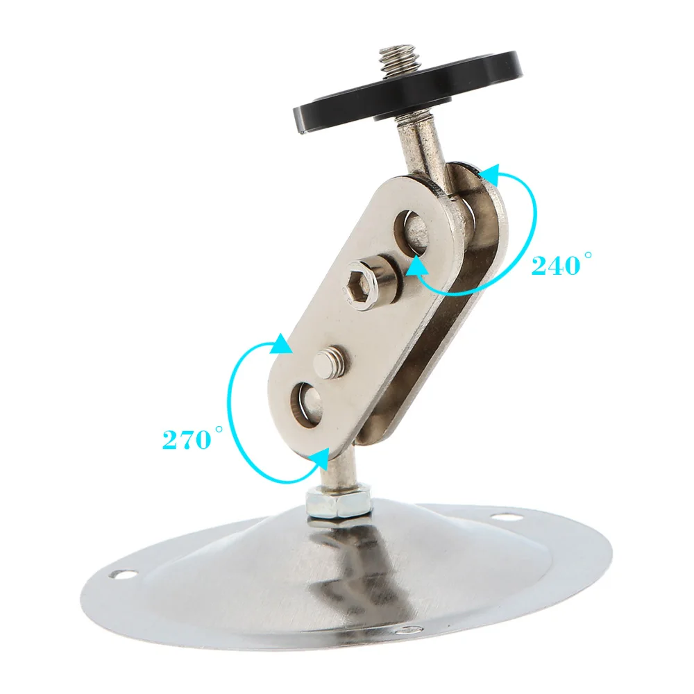 Soporte de montaje en pared para Monitor de instalación, soporte giratorio de seguridad para cámara de vigilancia CCTV, 1 Uds.