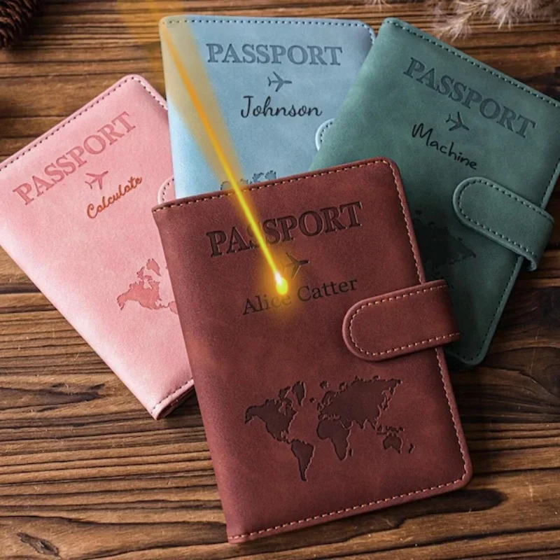 Capa para passaporte personalizada com monograma, nome gravado, capa para passaporte, casamento, dama de honra, padrinho, presente, carteira para passaporte