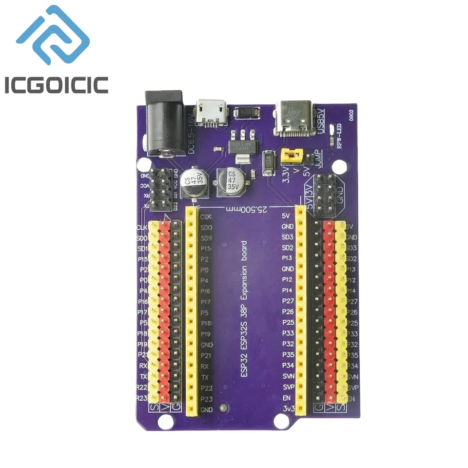 ESP32 TYPE-C USB CH340C CP2102 WiFi + Bluetooth scheda di espansione Dual Core ESP32-DevKitC-32 ESP-WROOM-32 a bassissima potenza