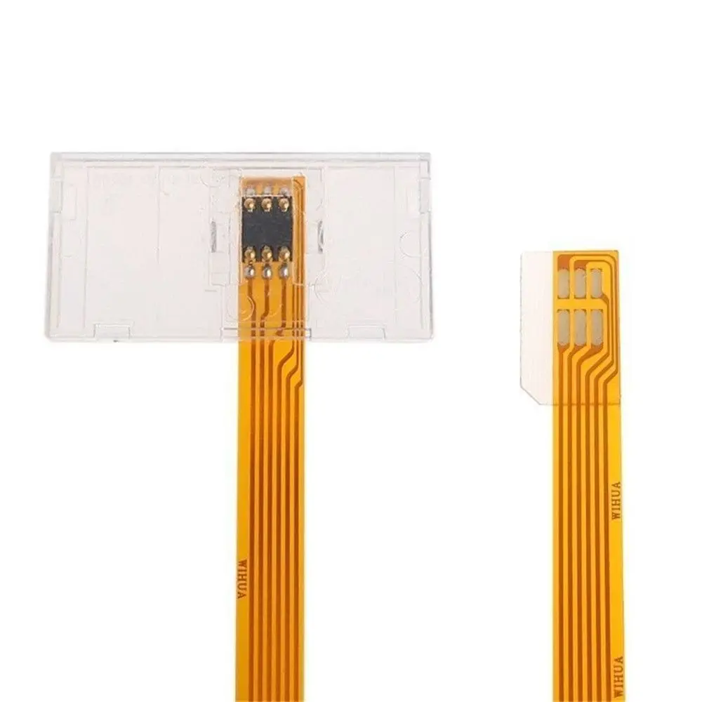 Transparent Durable Universal SIM Card Open Device Big To Small Converter SIM Card Adapter