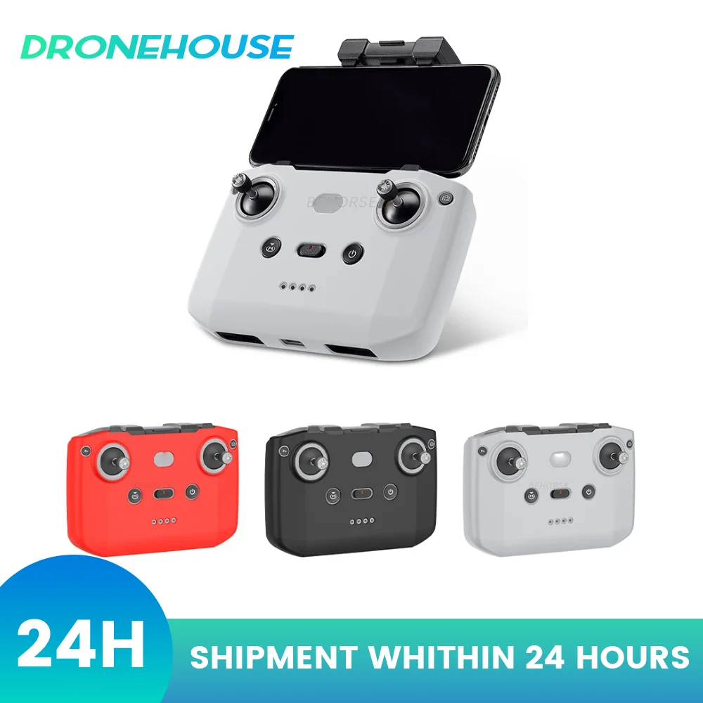 Funda de silicona anticaída para RC-N1/N2/N3, funda de control remoto a prueba de golpes para DJI Flip/Air 3S/NEO/Mini 4/5 Pro Drone ACC