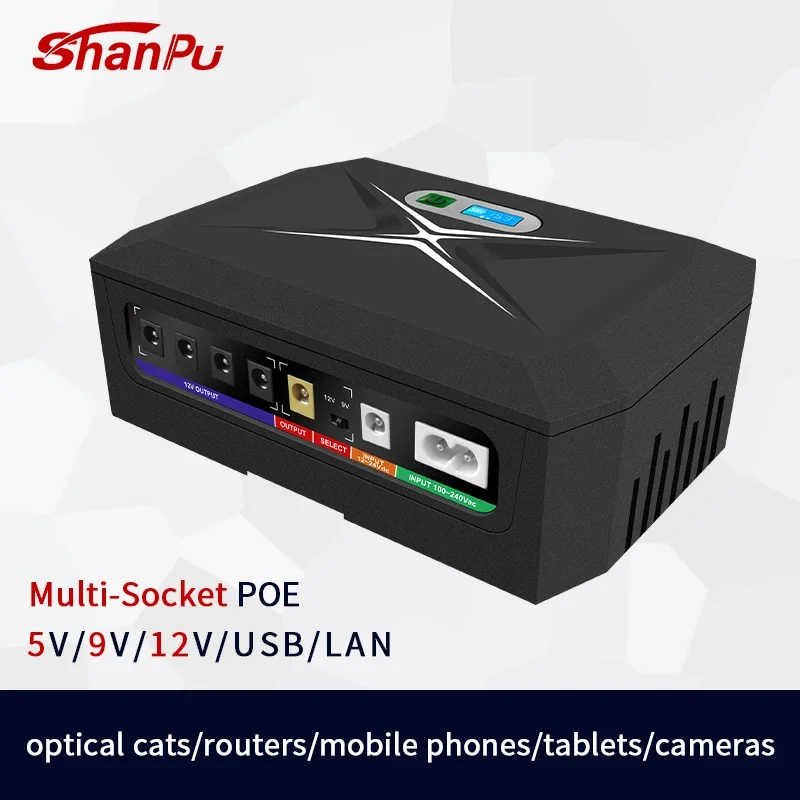 Factory Price Mini Ups Power Bank Ups 48000mah 5v 9v12v 24v Mini Ups With 12hr Backup Time
