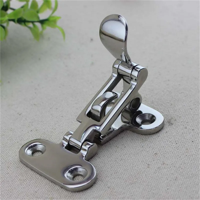1pc Marine Boot Edelstahl Deck Lock Down Clamp Deck Haspe Locker Anti-Rassel Latch Verschluss marine hardware wäsche rutsche tor