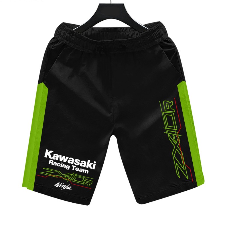 Kawasaki motocicleta novo padel esporte shorts verão masculino respirável tênis shorts de secagem rápida correndo sportwear