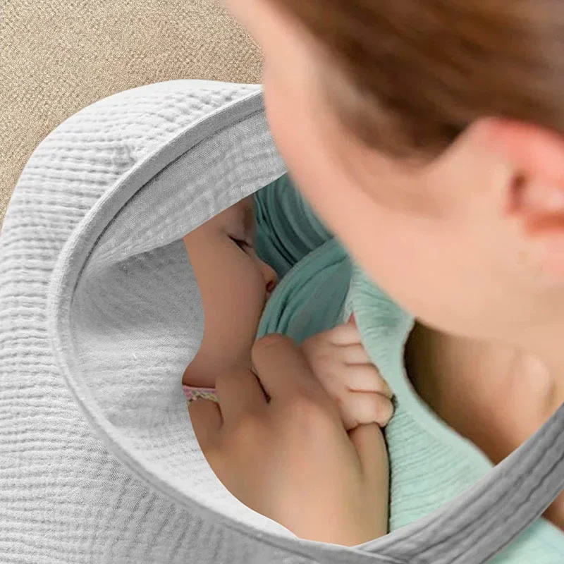 Lactation Cover Gauze Cloth Lactation Cover Out To Prevent Exposure FIG Leaf Nursing Shawl Lactation Cover Multi-functional