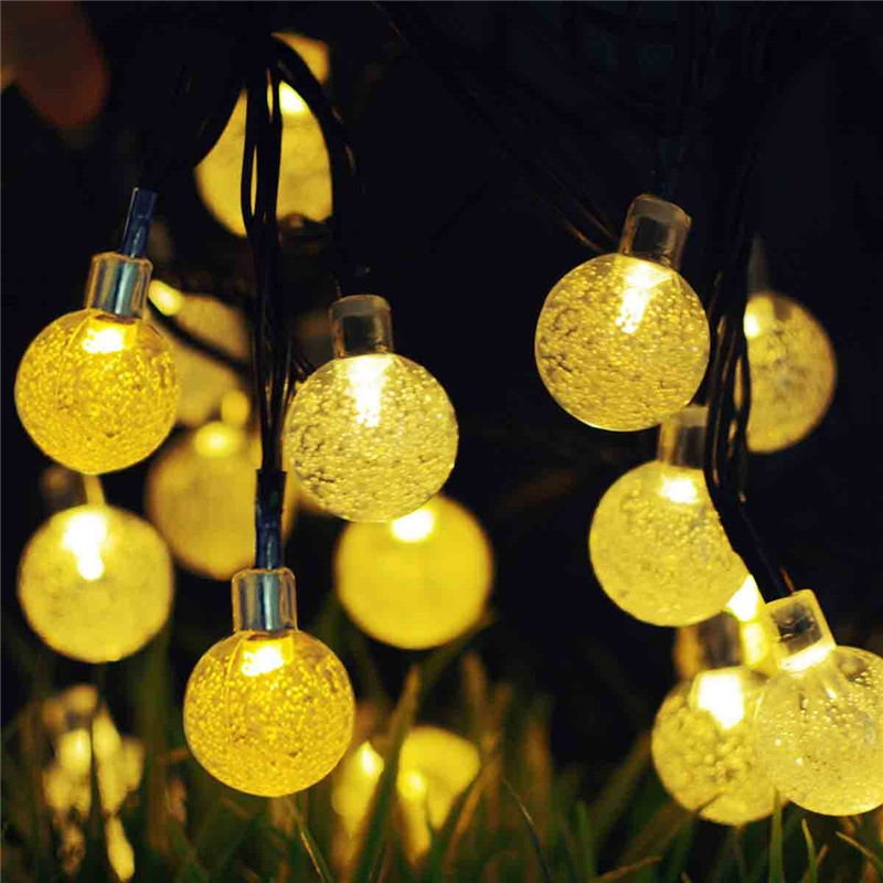 Solar String Lights LED Outdoor Waterproof Festival Garden Decorative Lights Ball Bee Cherry Star Lights Solar Star Light String