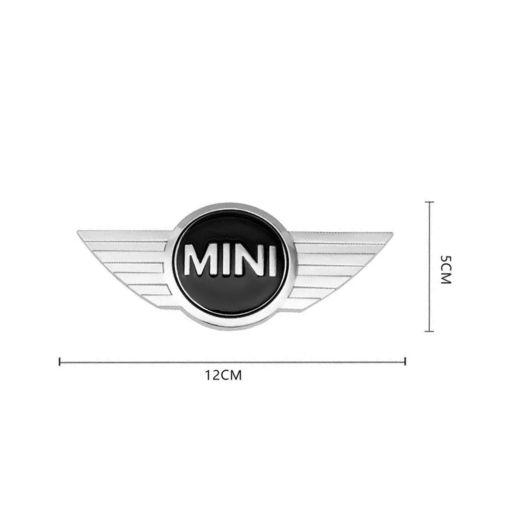 Décoration d'insigne d'emblème de capot avant arrière de voiture ABS pour BMW Mini Cooper R55 R56 R60 R61 Logo de remplacement accessoires de style automobile