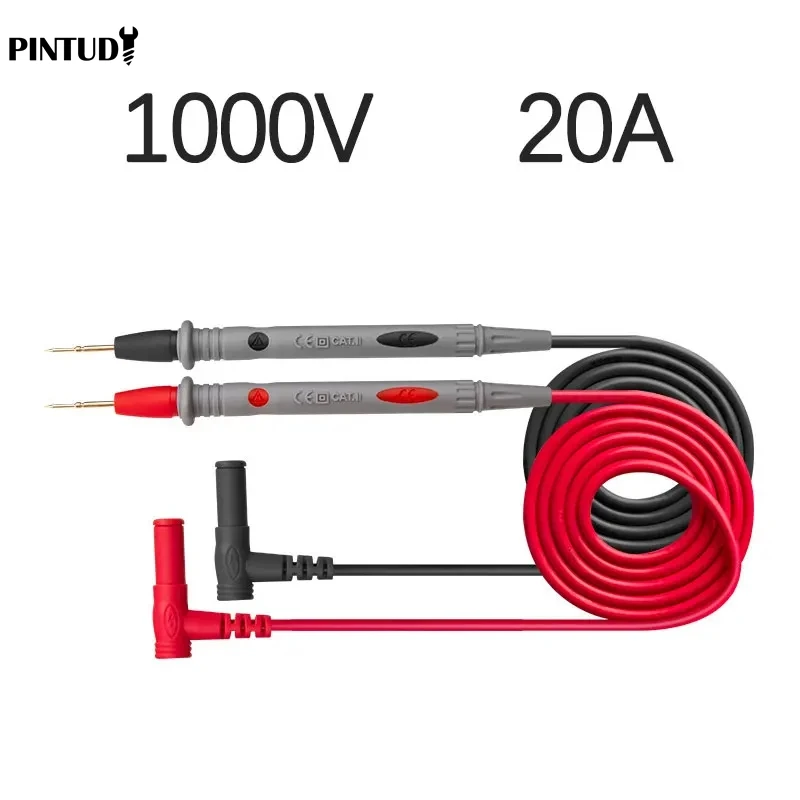 PINTUDY 2PCS 테이블 펜 라인 하이 퀄리티 다기능 전기 테스트 펜 멀티 미터 특수 팁 테스트 펜 조합