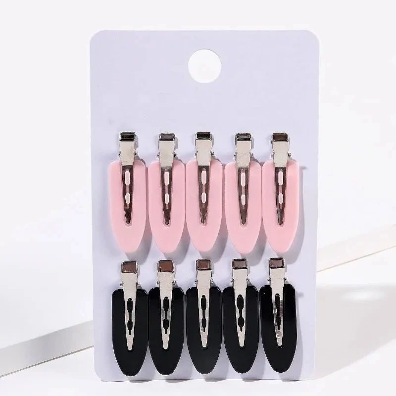10 teile/satz Frauen Haar Clips Seitlichem Pony Fix FringeBarrette Make-Up Werkzeuge Weibliche Damen Mädchen HeadwearHairpin Haar Zubehör