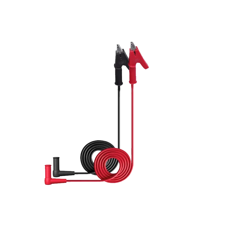 20A 90 ซม.คลิปจระเข้กล้วยปลั๊กทดสอบสายเชื่อมต่อ Dual Probe 4 มม.คลิปจระเข้สําหรับมัลติมิเตอร์วัดเครื่องมือ