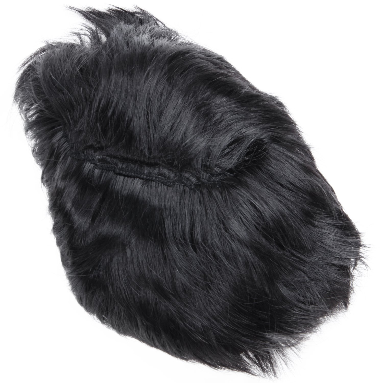 Peluca completa corta y recta para hombre, color negro, vida diaria