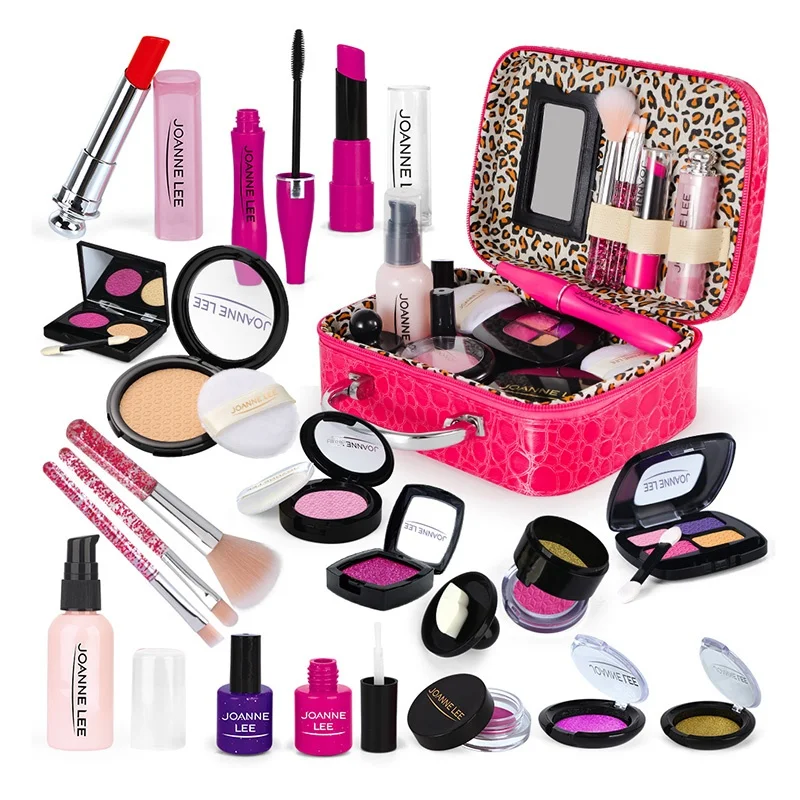 Juguetes para niños, juego de cosméticos de simulación, juguetes de maquillaje para niñas, casa de juego, simulación de maquillaje, juguetes educativos para niñas, juego divertido