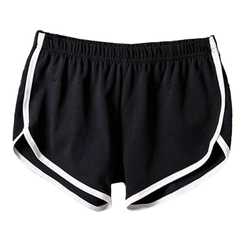 Pantalones cortos deportivos para mujer, Shorts transpirables de Color sólido, informales, elásticos, para correr, Verano