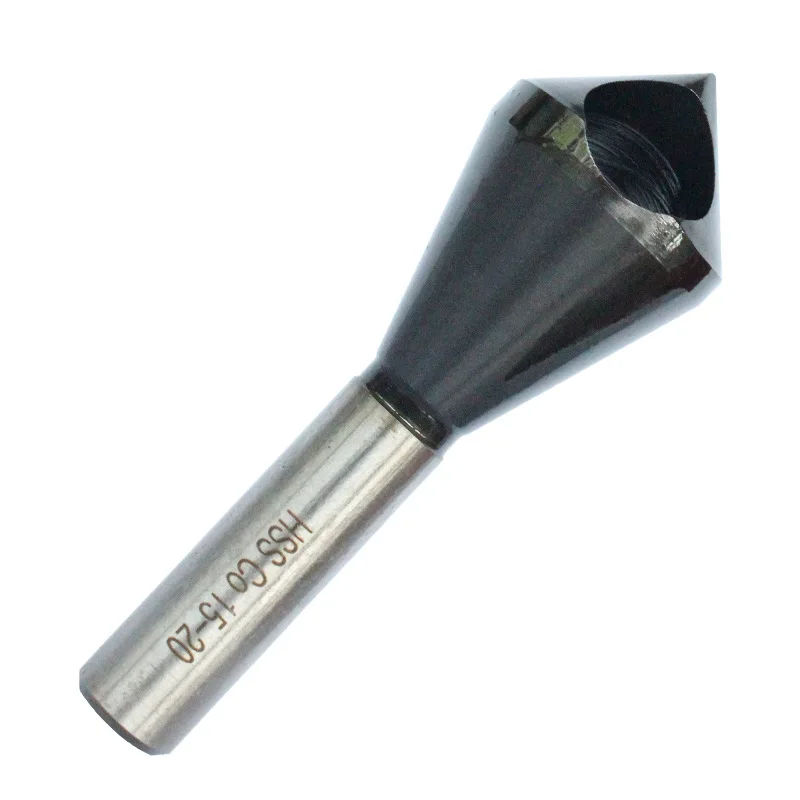 M35 Coban TiAlN Phủ Chamfer Cắt 2-5/5-10/10-15/15-20Mm 90 Độ Deburring Mũi Khoan mũi Khoan Cho Thép Không Gỉ Kim Loại