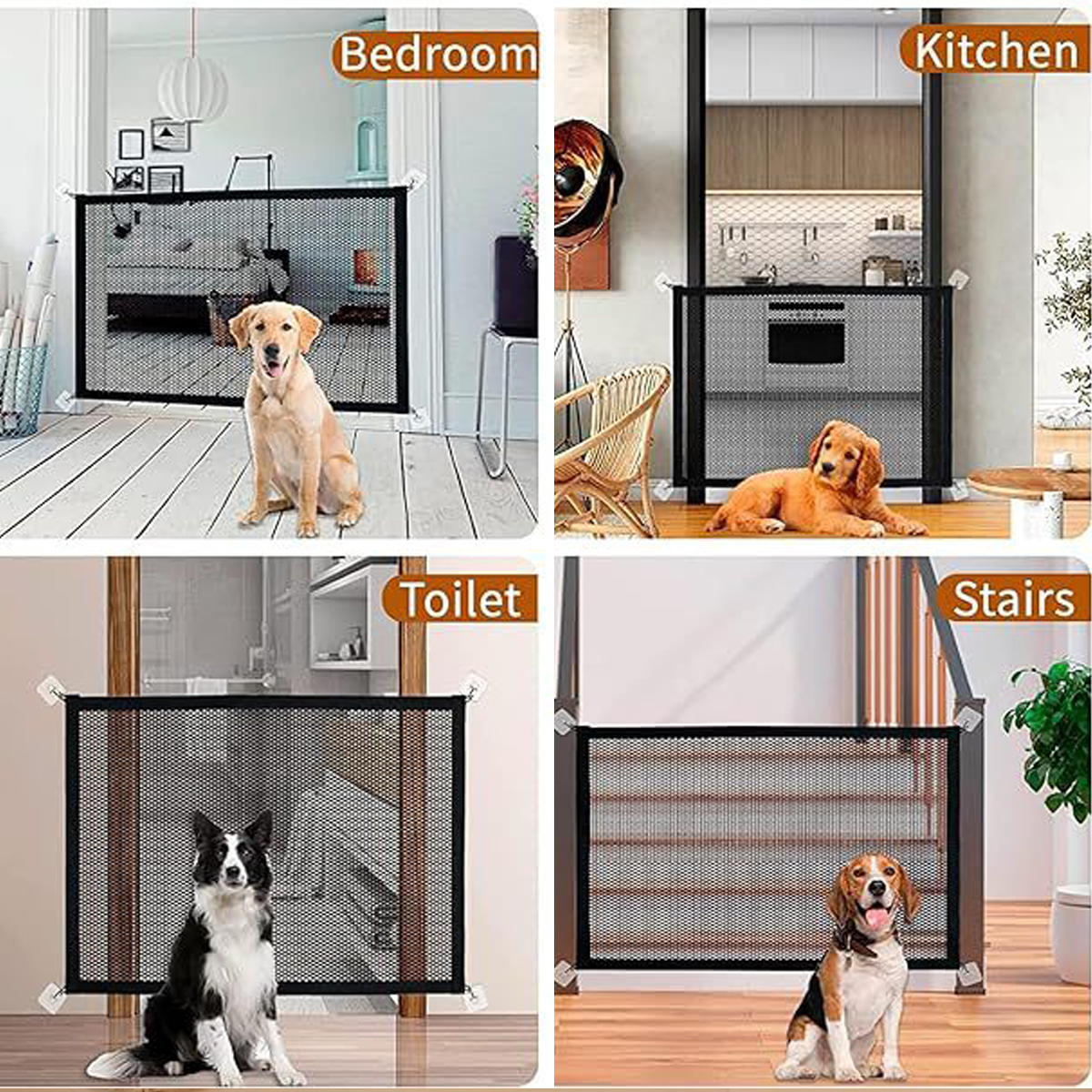 Bé Cổng Gấp Di Động An Toàn Con Chó Bảo Vệ Cổng Bảo Vệ An Toàn Sản Phẩm Lưới Magic Thú Cưng Cổng Bé Hàng Rào Tài Tình Lưới trên TIVI