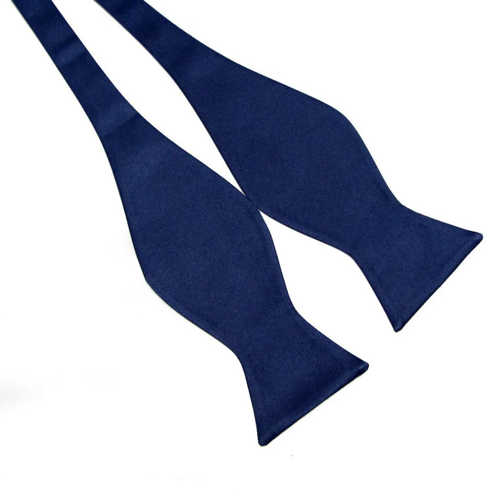 Auto bowtie homem cor sólida vintage ajustável auto laço clássico negócios festa de casamento borboleta bowknot feito à mão laços presente