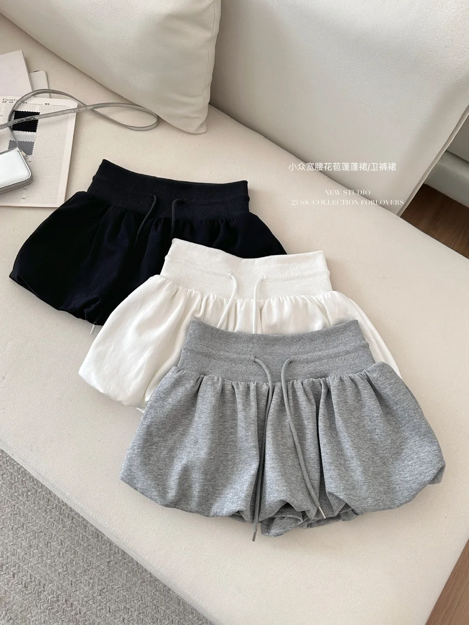 Summer Women Korean Fashion Mini Y2k Skirt Shoujo 2000s Coquette High Waist Culottes Gyaru Preppy Cutecore Kpop Tide Micro New