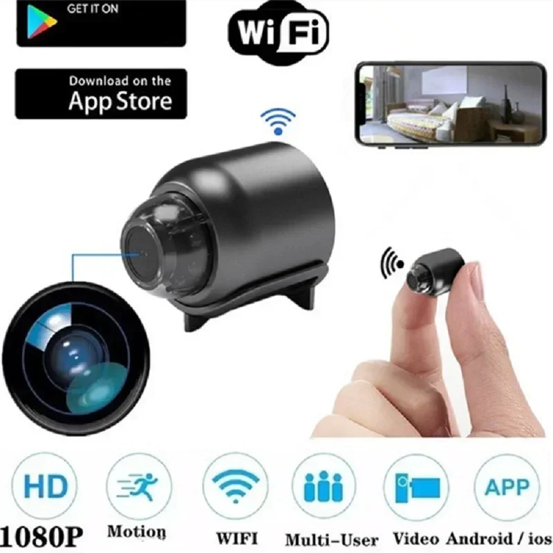 1080P HD Wireless WiFi Mini Kamera Baby Monitor Indoor Sicherheit Überwachung Nachtsicht IP Cam Video Recorder Sicherheit Camcorder