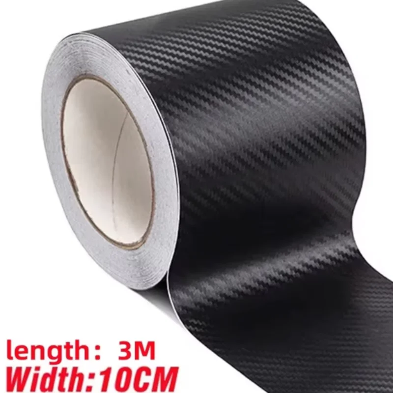 Fita adesiva de fibra de carbono para carro, fita de pano automotiva, à prova d'água, adesivo decorativo, seladores, hardware para casa