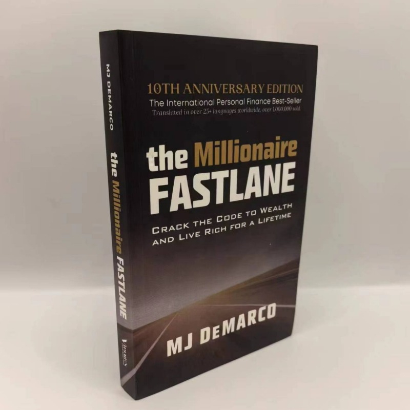 The Millionaire Fastlane от MJ DeMarco Crack the Code to Wealth and Live Rich для пожизненной мягкой обложки на английском языке