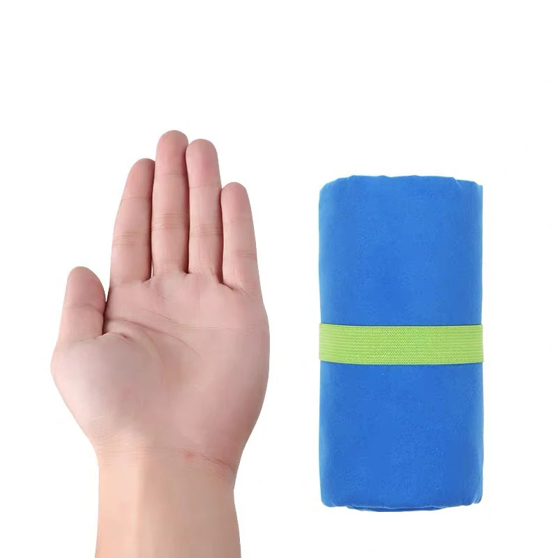 Toalla deportiva de microfibra de secado rápido, toalla de bolsillo portátil, ultraligera, absorbente, grande, para piscina, Fitness, Yoga, Playa