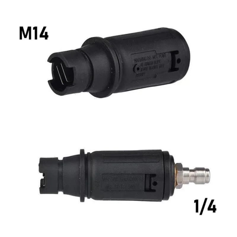 1pc Adjustable High Pressure 0° To Angle Fan-shaped Washer Nozzle Sprayer With 1/4" Quick Plug Connect 3000 PSI Garden Tool Part