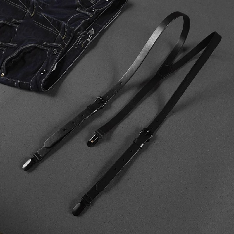 MÄNNER MODE Herren Hosenträger Vintage Leder Hosenträger Für Männer Taktische Hosenträger Hosenträger Für Hemd Bekleidung Zubehör