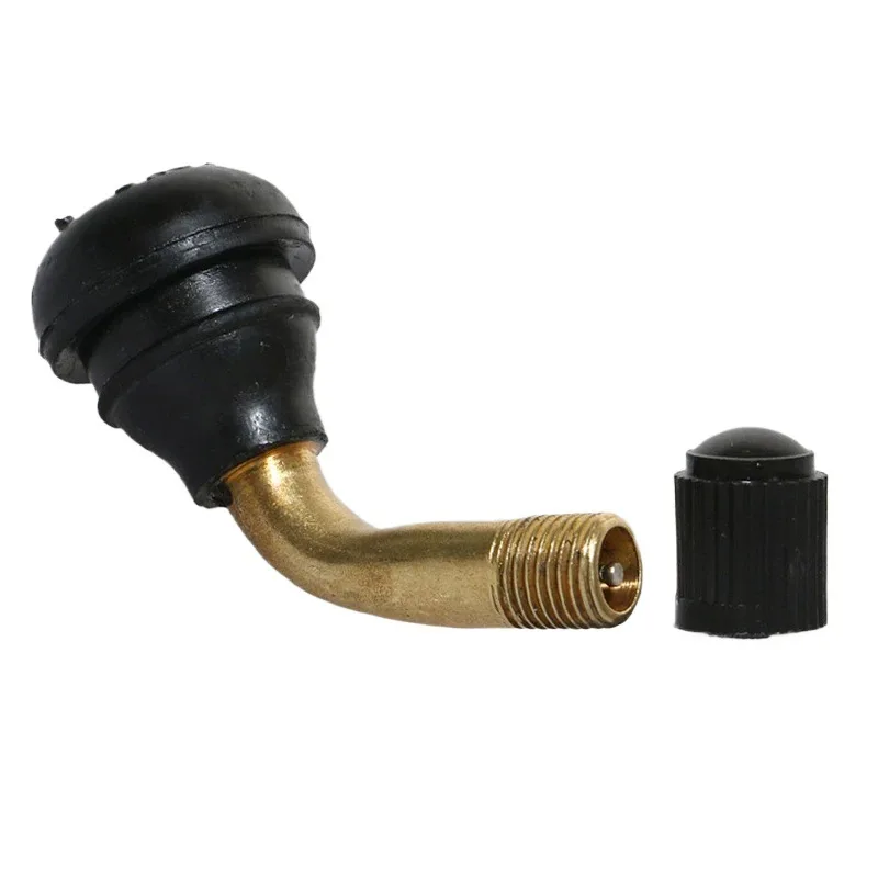 Válvula angular de borracha de 90 graus, 4 unidades, para pneus sem câmara de ar, bocal para roda de disco sem câmara de ar (pvr40/pvr50/pvr60/pvr70)