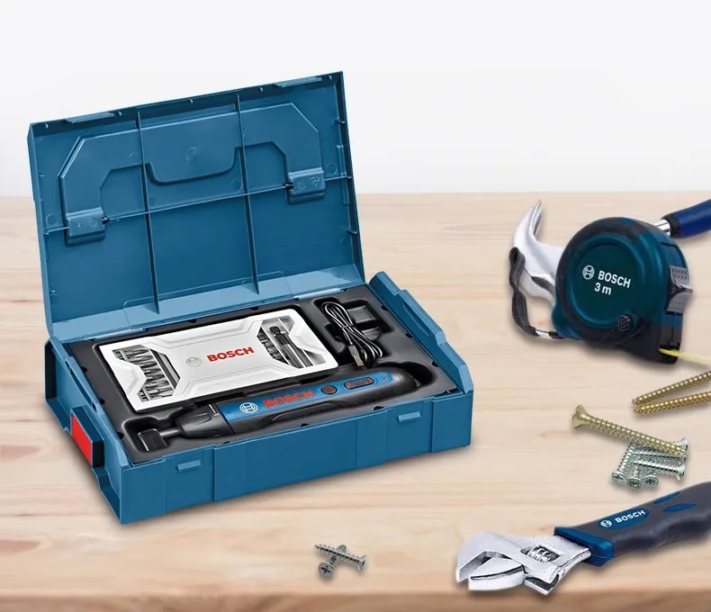 Bosch Tool Storage Case Anti-drop Durable Toolbox Multipurpose Toolkit Removable 6 Compartment Box Portable Stackable Tool Box