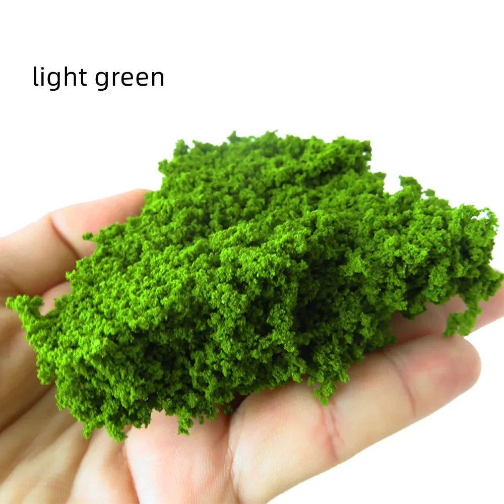 30 グラムマイクロ低木ブッシュ凝集スポンジモデル材料鉄道列車ツリーパウダー軍事プラットフォームレイアウトミニチュアシーン