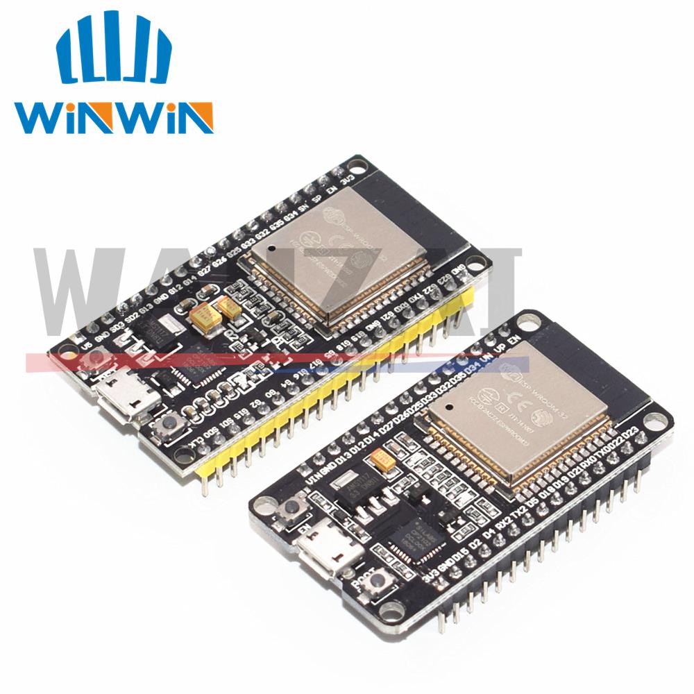 Carte de développement ESP32 WiFi + Bluetooth, 1 pièce, consommation d'énergie Ultra faible, double cœur ESP-32S ESP32-WROOM-32D ESP32-WROOM-32U ESP 32